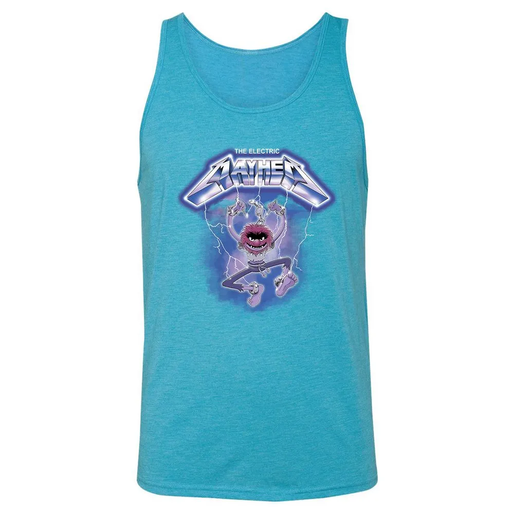 Unisex Jersey Tank - RWLV1CAV - Aqua Triblend - 3