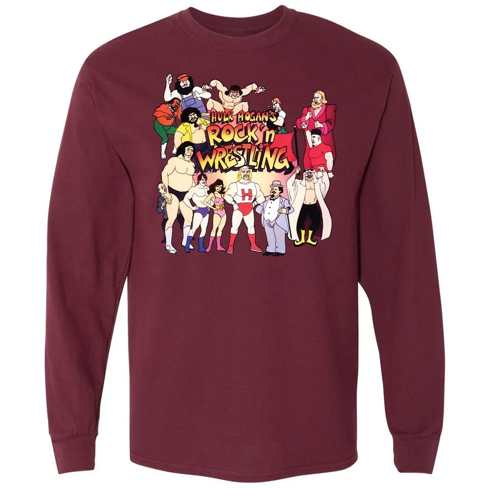 Long Sleeve T-Shirt - 2RPVQMN8 - Maroon - 11