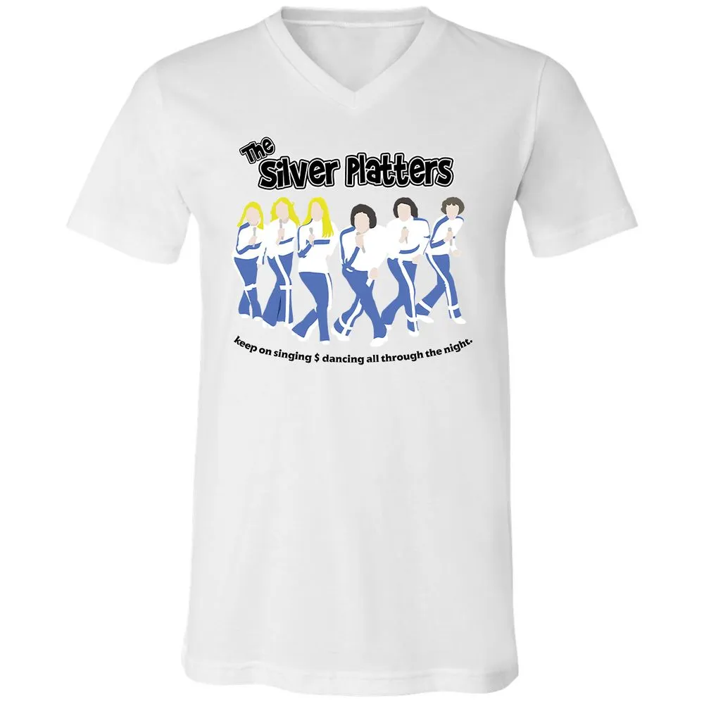 Unisex V-Neck T-Shirt - 7H1R996X - White - 1