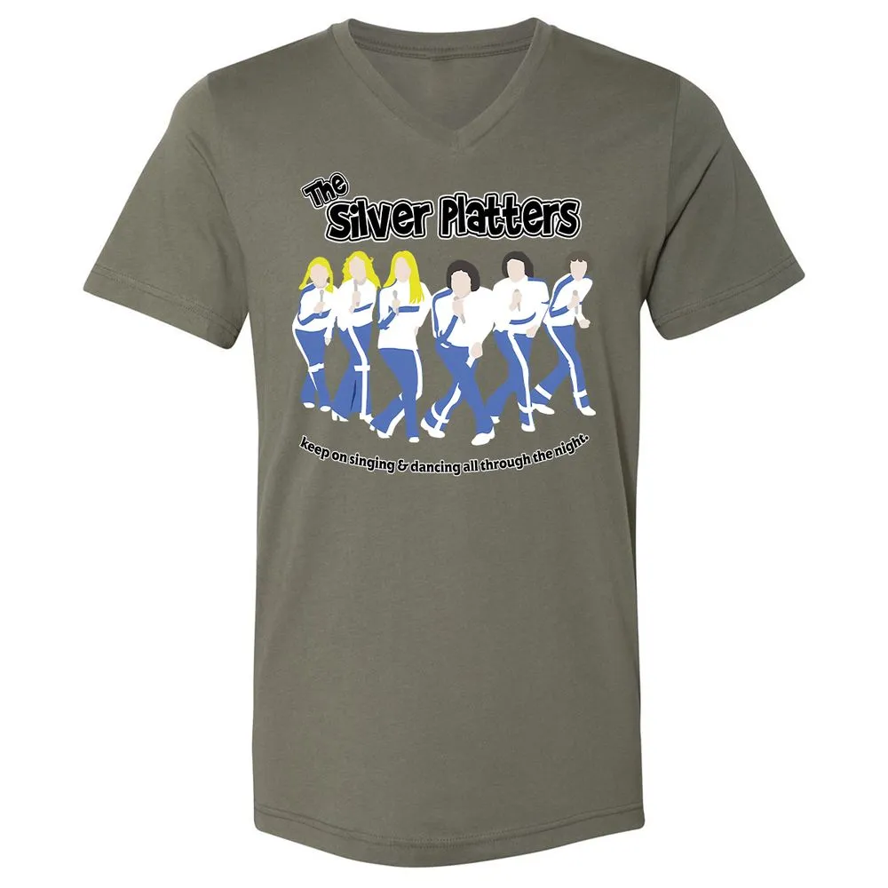Unisex V-Neck T-Shirt - 7H1R996X - Military Green - 10