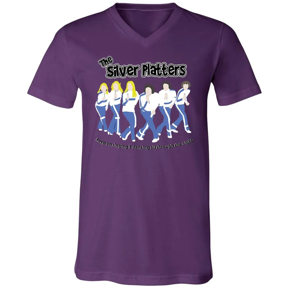 Unisex V-Neck T-Shirt - 7H1R996X - Team Purple - 2