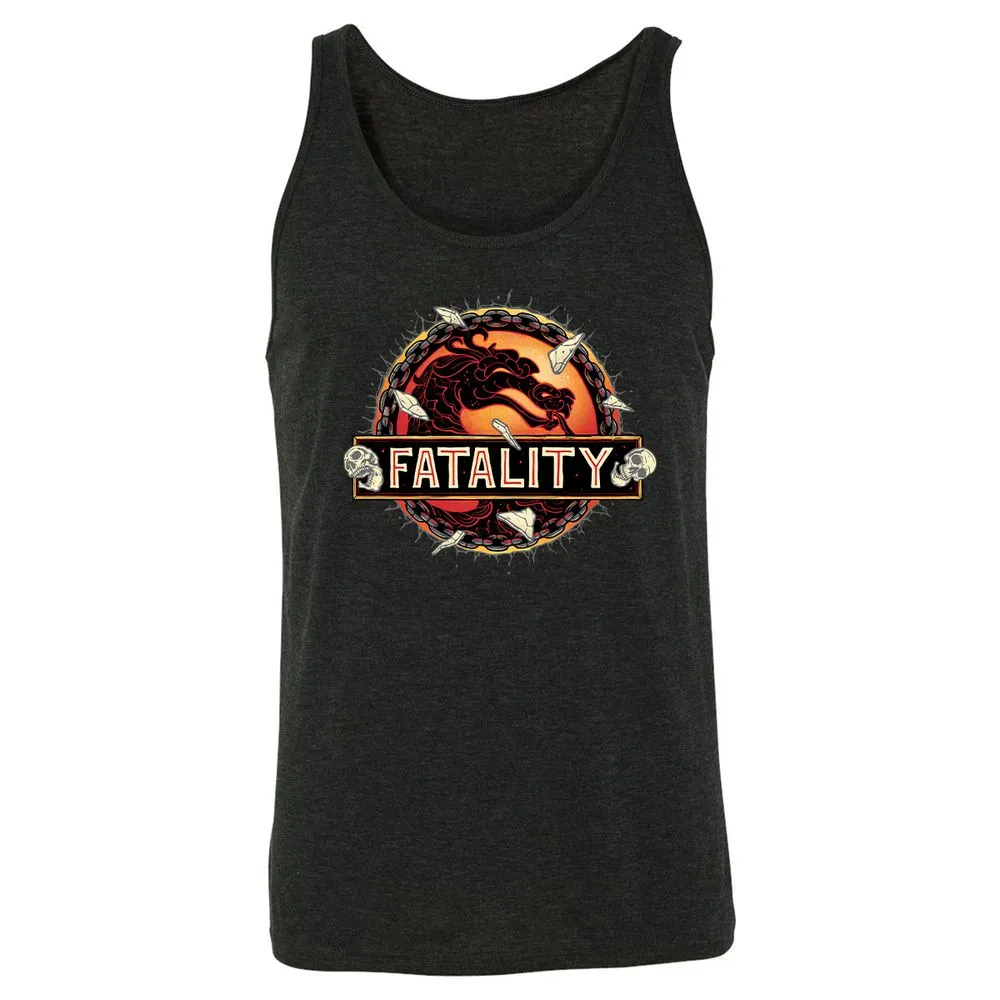 Unisex Jersey Tank - HXC8XFUR - Charcoal Black Triblend - 5
