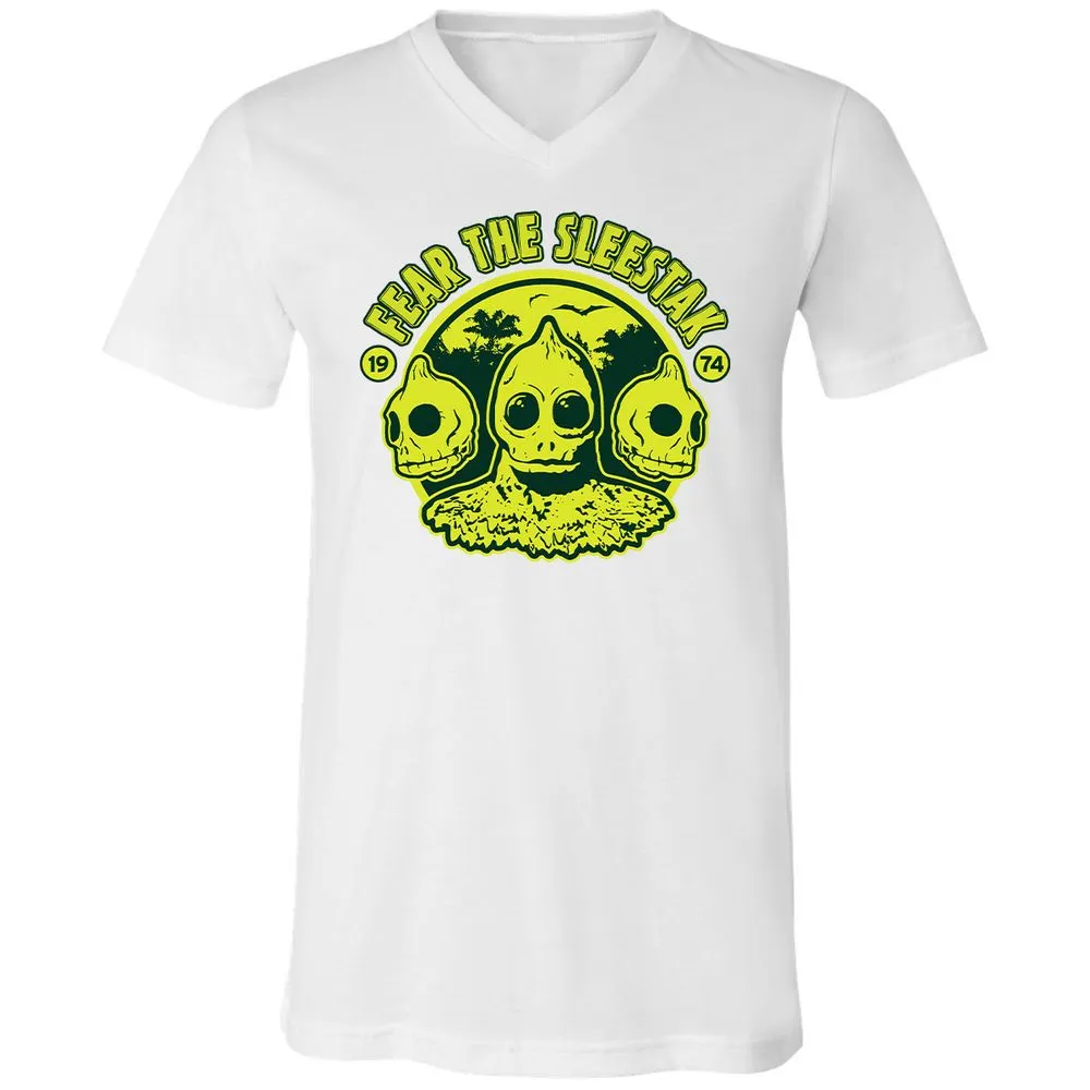 Unisex V-Neck T-Shirt - 43UXFTER - White - 5