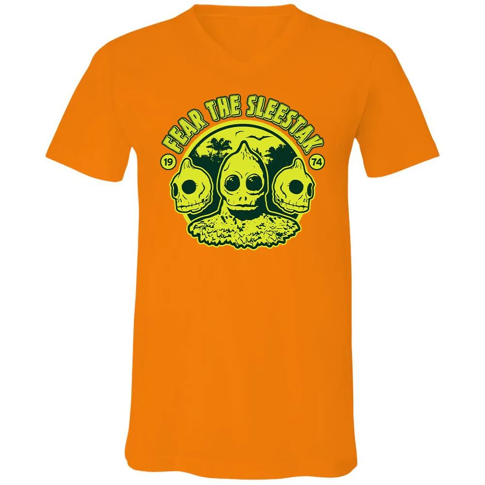 Unisex V-Neck T-Shirt - 43UXFTER - Orange - 11