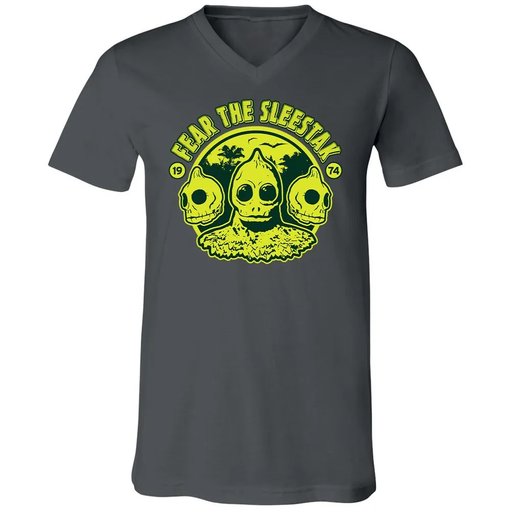 Unisex V-Neck T-Shirt - 43UXFTER - Asphalt - 12