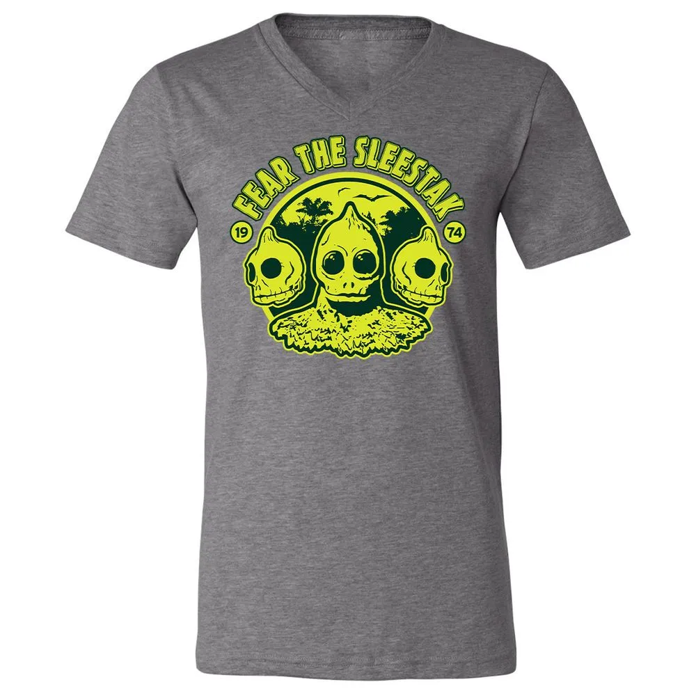 Unisex V-Neck T-Shirt - 43UXFTER - Deep Heather - 13