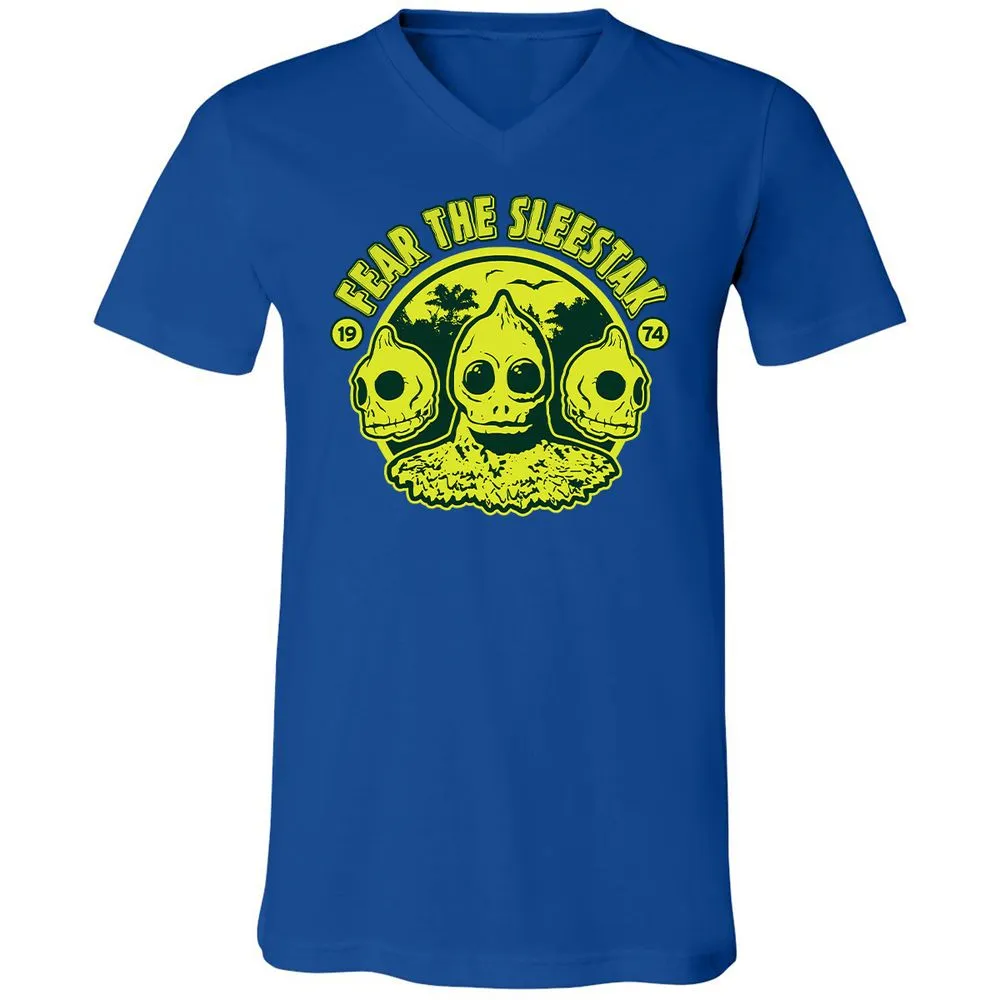 Unisex V-Neck T-Shirt - 43UXFTER - True Royal - 4