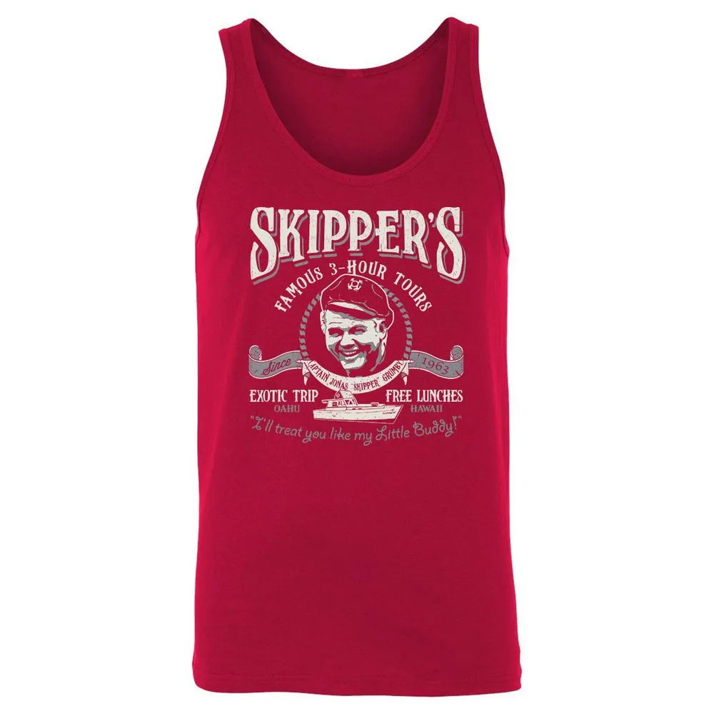 Unisex Jersey Tank - B6FFSBV2 - Red - 11