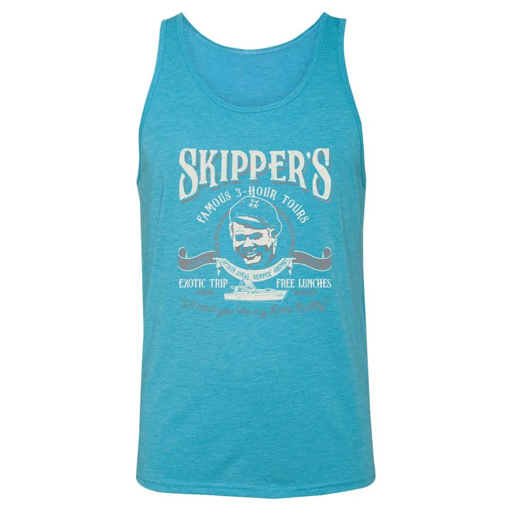 Unisex Jersey Tank - B6FFSBV2 - Aqua Triblend - 3