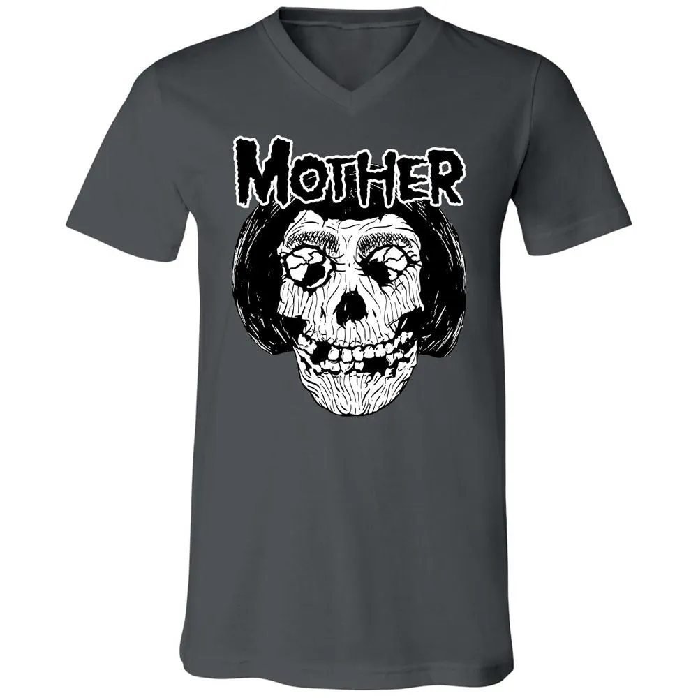 Unisex V-Neck T-Shirt - RAUZJQY5 - Asphalt - 12