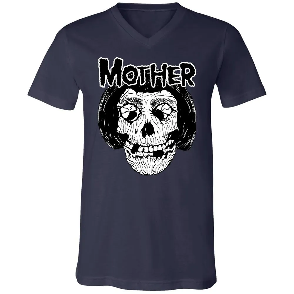 Unisex V-Neck T-Shirt - RAUZJQY5 - Navy - 2