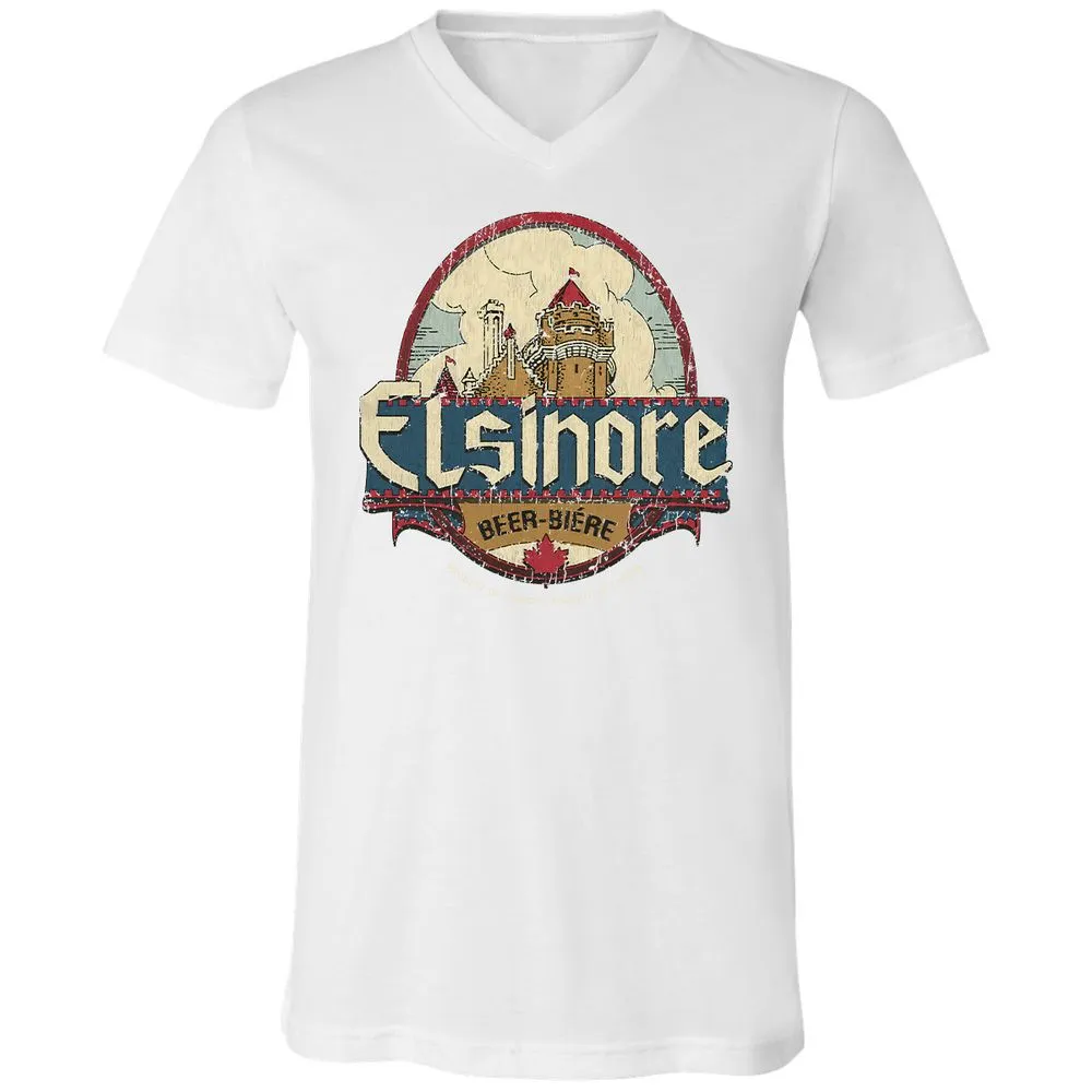 Unisex V-Neck T-Shirt - YF3AZGDX - White - 5