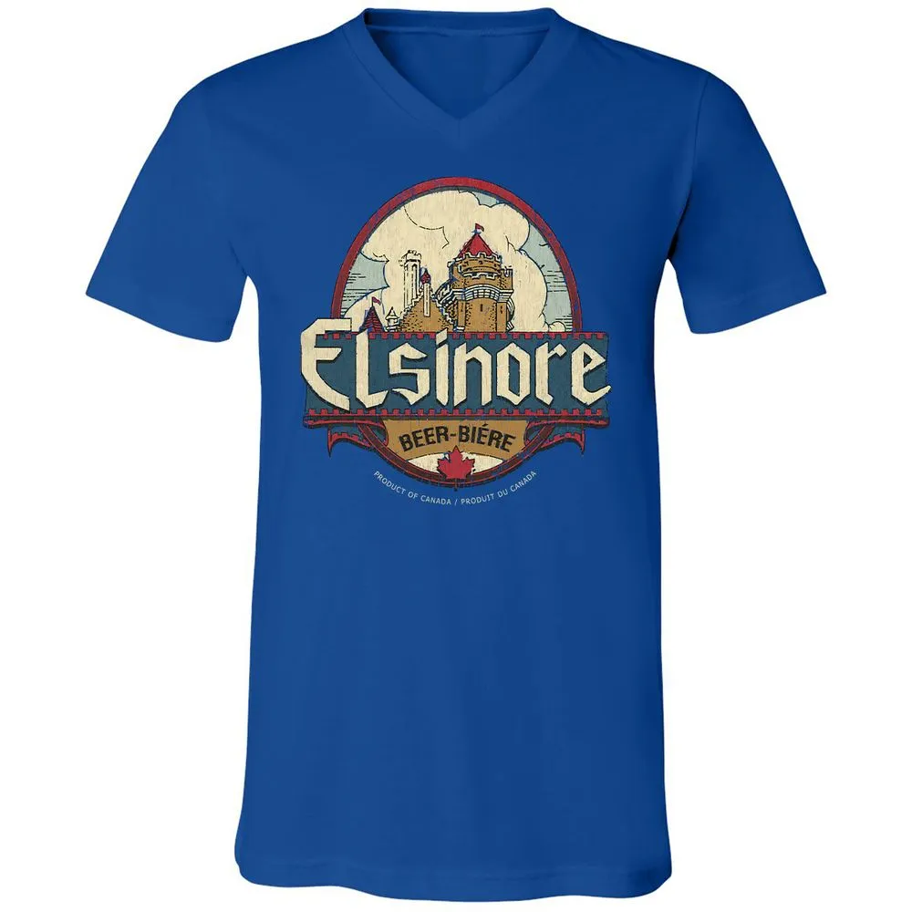 Unisex V-Neck T-Shirt - YF3AZGDX - True Royal - 4