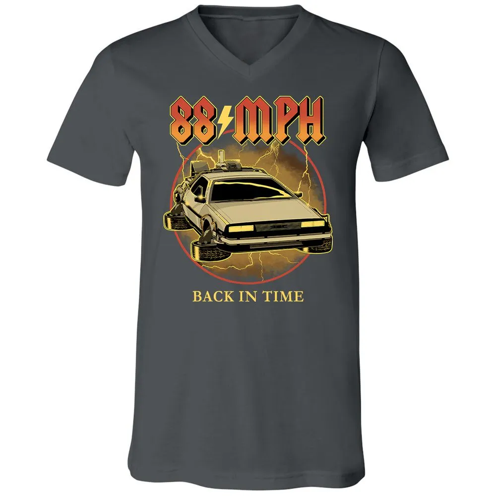 Unisex V-Neck T-Shirt - VE3FR5UV - Asphalt - 12