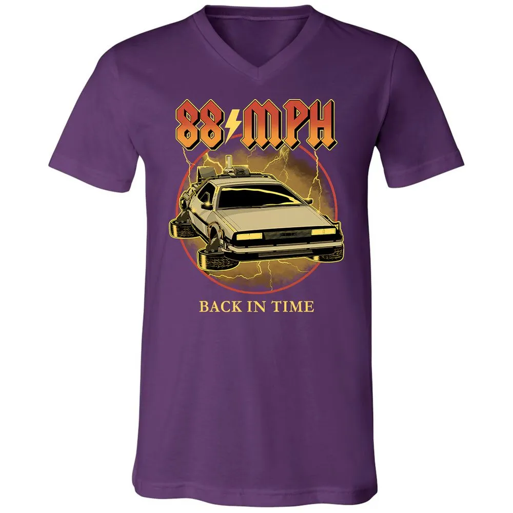 Unisex V-Neck T-Shirt - VE3FR5UV - Team Purple - 9