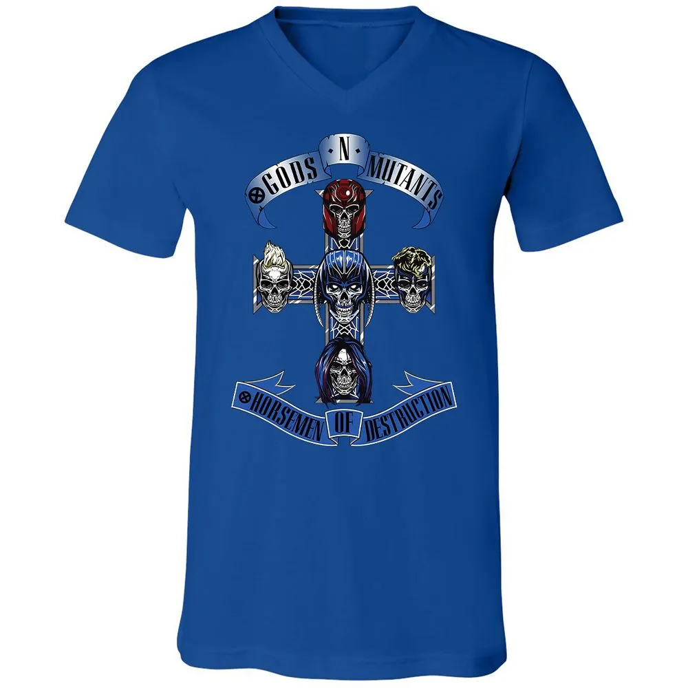 Unisex V-Neck T-Shirt - 4WEUJTJC - True Royal - 4