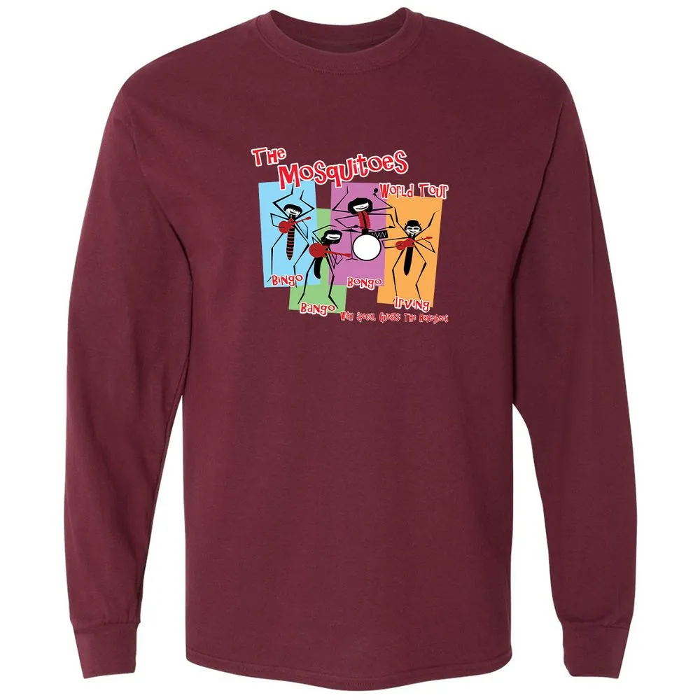Long Sleeve T-Shirt - 3B9UR7LT - Maroon - 11