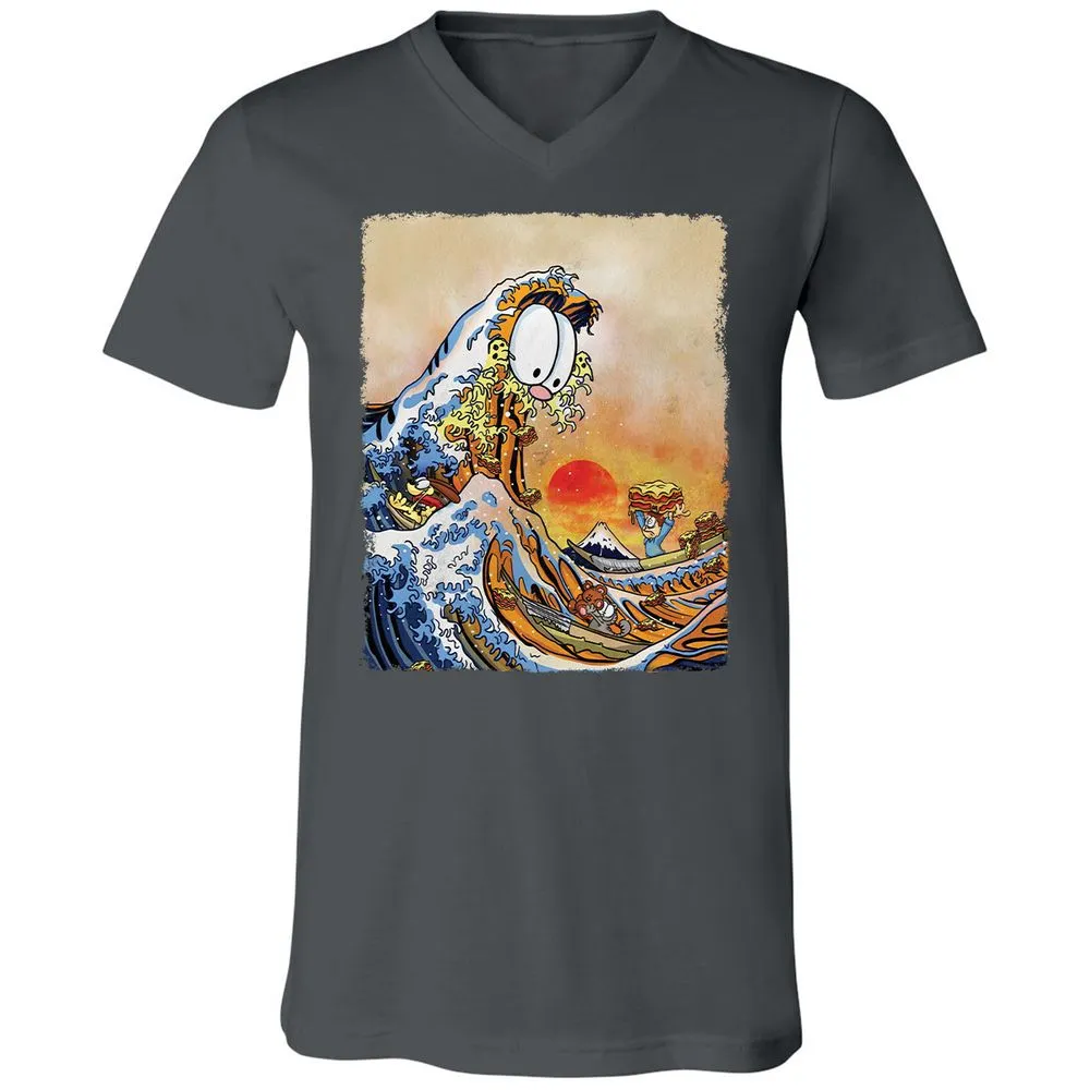 Unisex V-Neck T-Shirt - VRM8HMR1 - Asphalt - 12