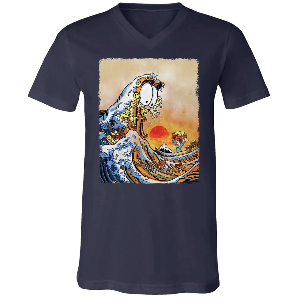 Unisex V-Neck T-Shirt - VRM8HMR1 - Navy - 9