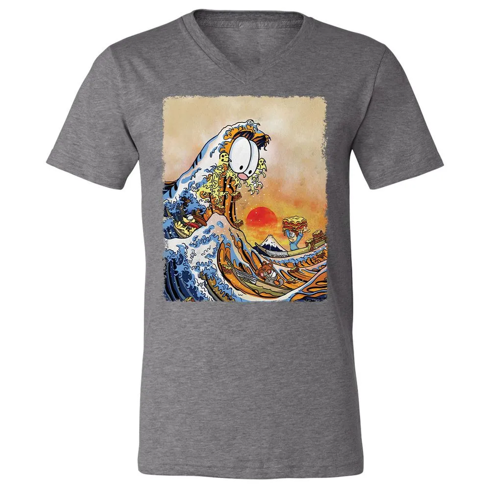 Unisex V-Neck T-Shirt - VRM8HMR1 - Deep Heather - 13