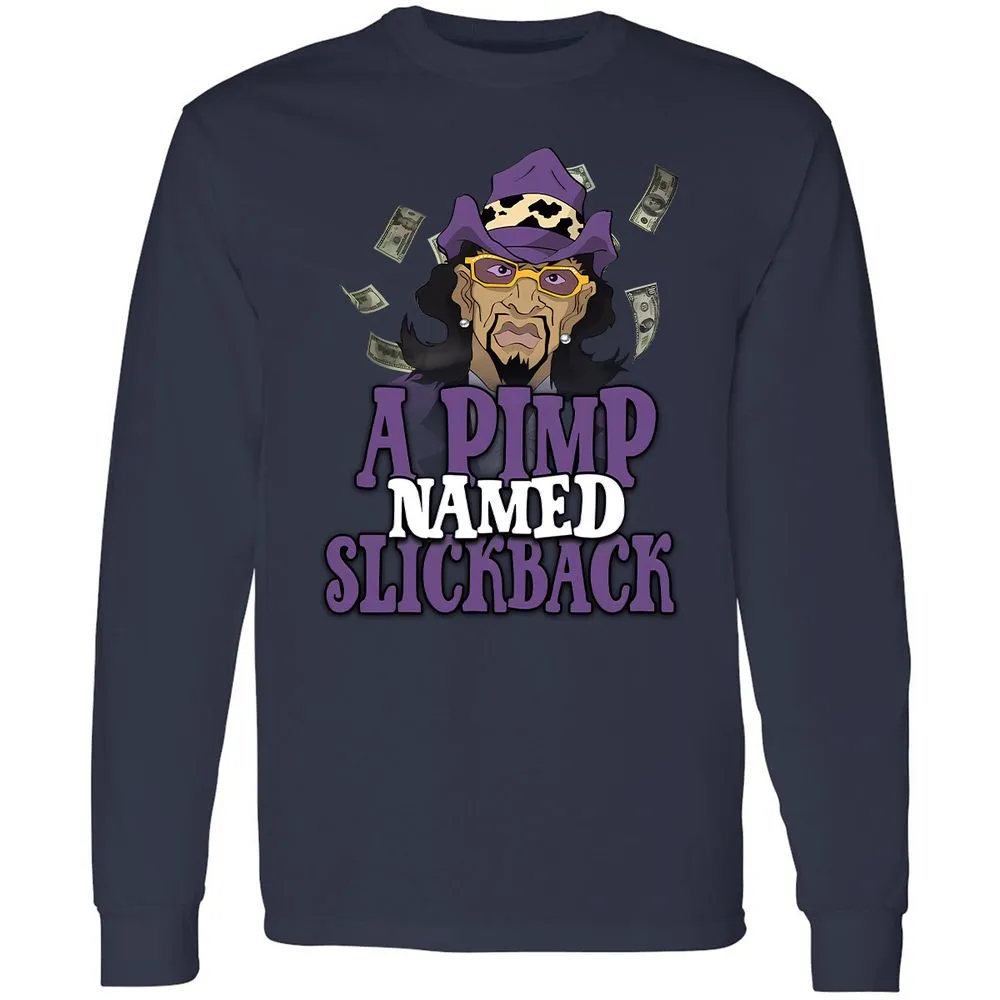 Long Sleeve T-Shirt - AWBBDQG9 - Navy - 2