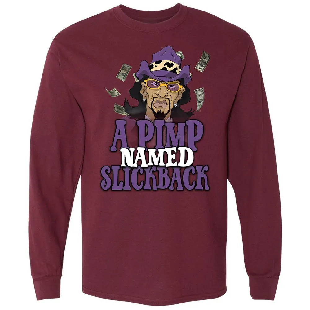 Long Sleeve T-Shirt - AWBBDQG9 - Maroon - 11