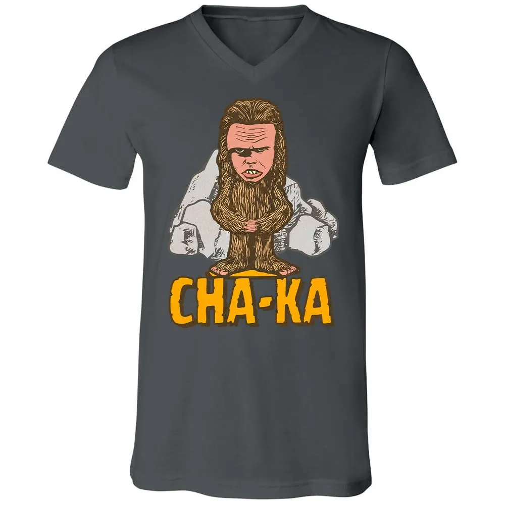 Unisex V-Neck T-Shirt - KBHDLYP8 - Asphalt - 12