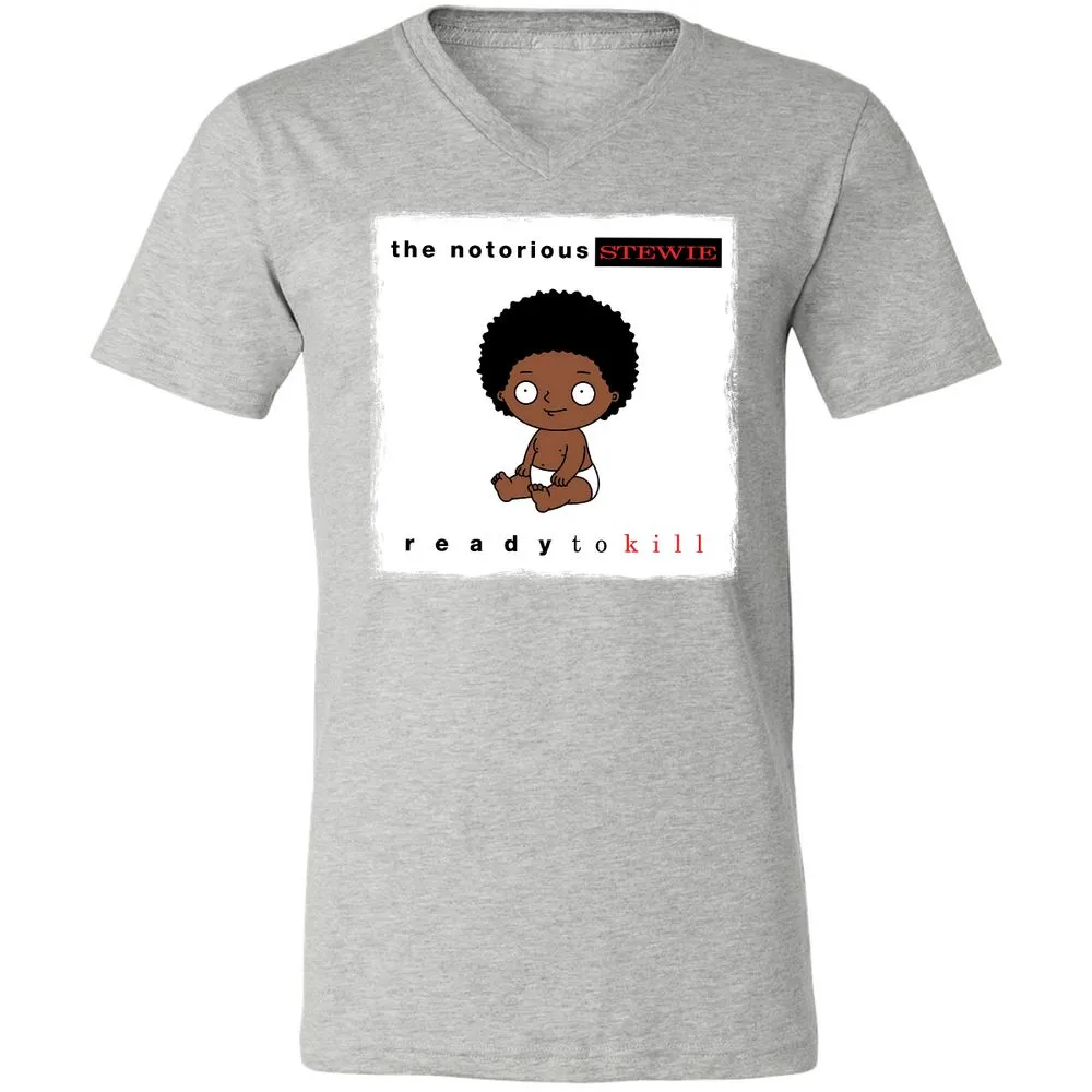 Unisex V-Neck T-Shirt - JR1WX8DD - Athletic Heather - 7