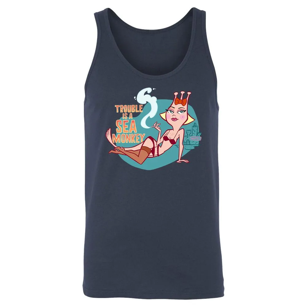 Unisex Jersey Tank - VS9D9TVT - Navy - 2