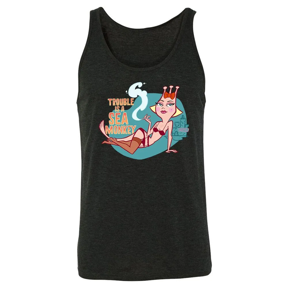 Unisex Jersey Tank - VS9D9TVT - Charcoal Black Triblend - 5