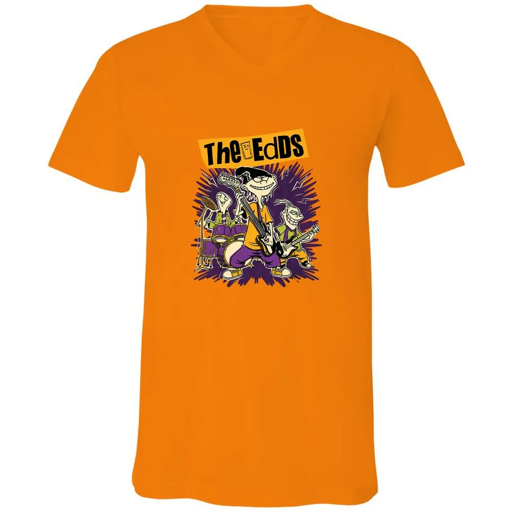 Unisex V-Neck T-Shirt - SL4ZFT9R - Orange - 11