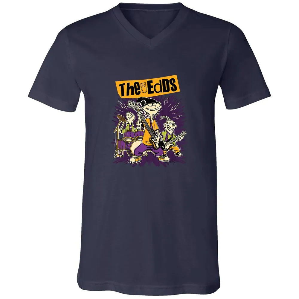 Unisex V-Neck T-Shirt - SL4ZFT9R - Navy - 2