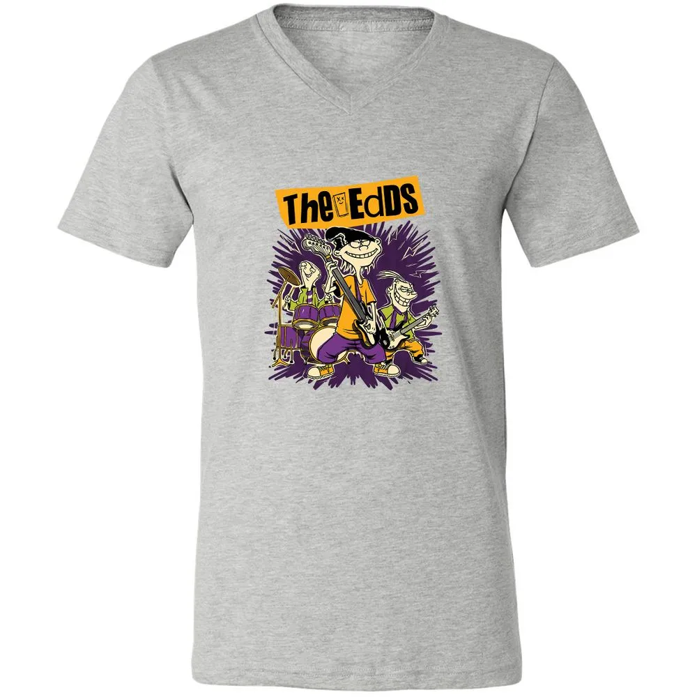 Unisex V-Neck T-Shirt - SL4ZFT9R - Athletic Heather - 7