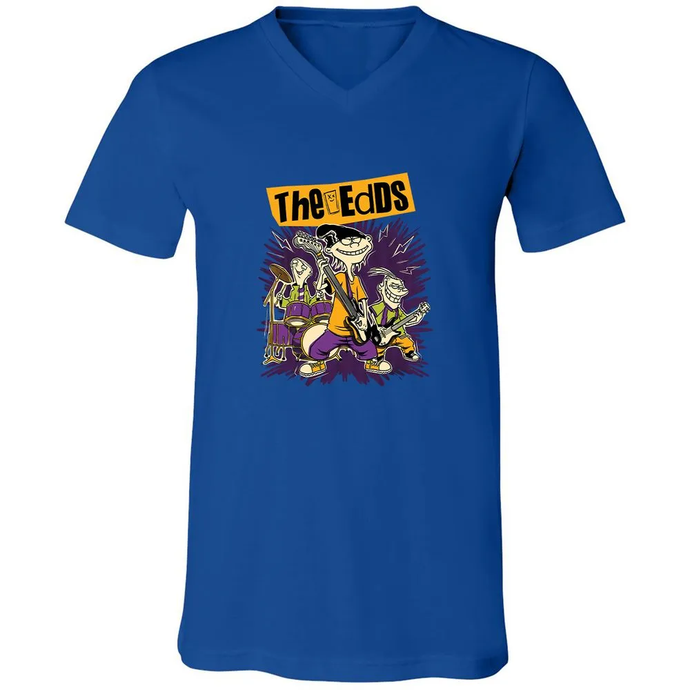 Unisex V-Neck T-Shirt - SL4ZFT9R - True Royal - 4