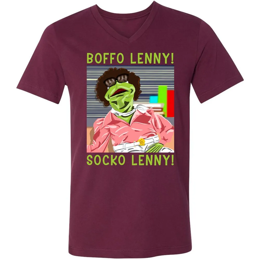 Unisex V-Neck T-Shirt - MMZFTK14 - Maroon - 6