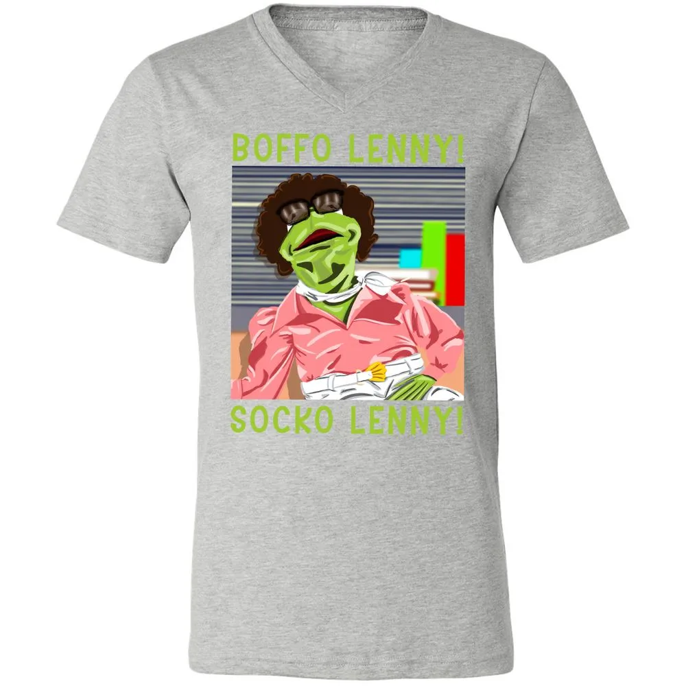 Unisex V-Neck T-Shirt - MMZFTK14 - Athletic Heather - 7