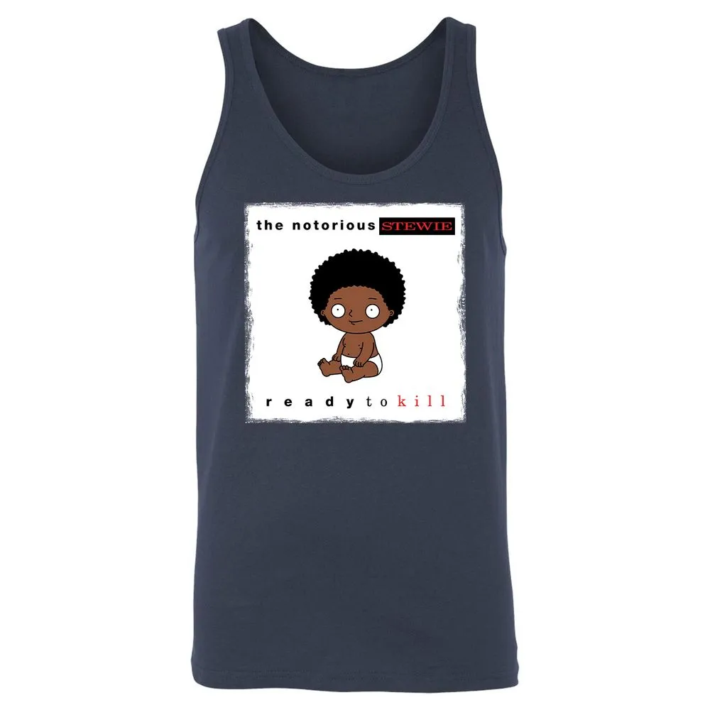 Unisex Jersey Tank - SZUU8R5H - Navy - 2