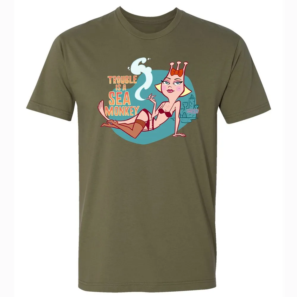 Premium Unisex T-Shirt - YJRXQE5G - Military Green - 5