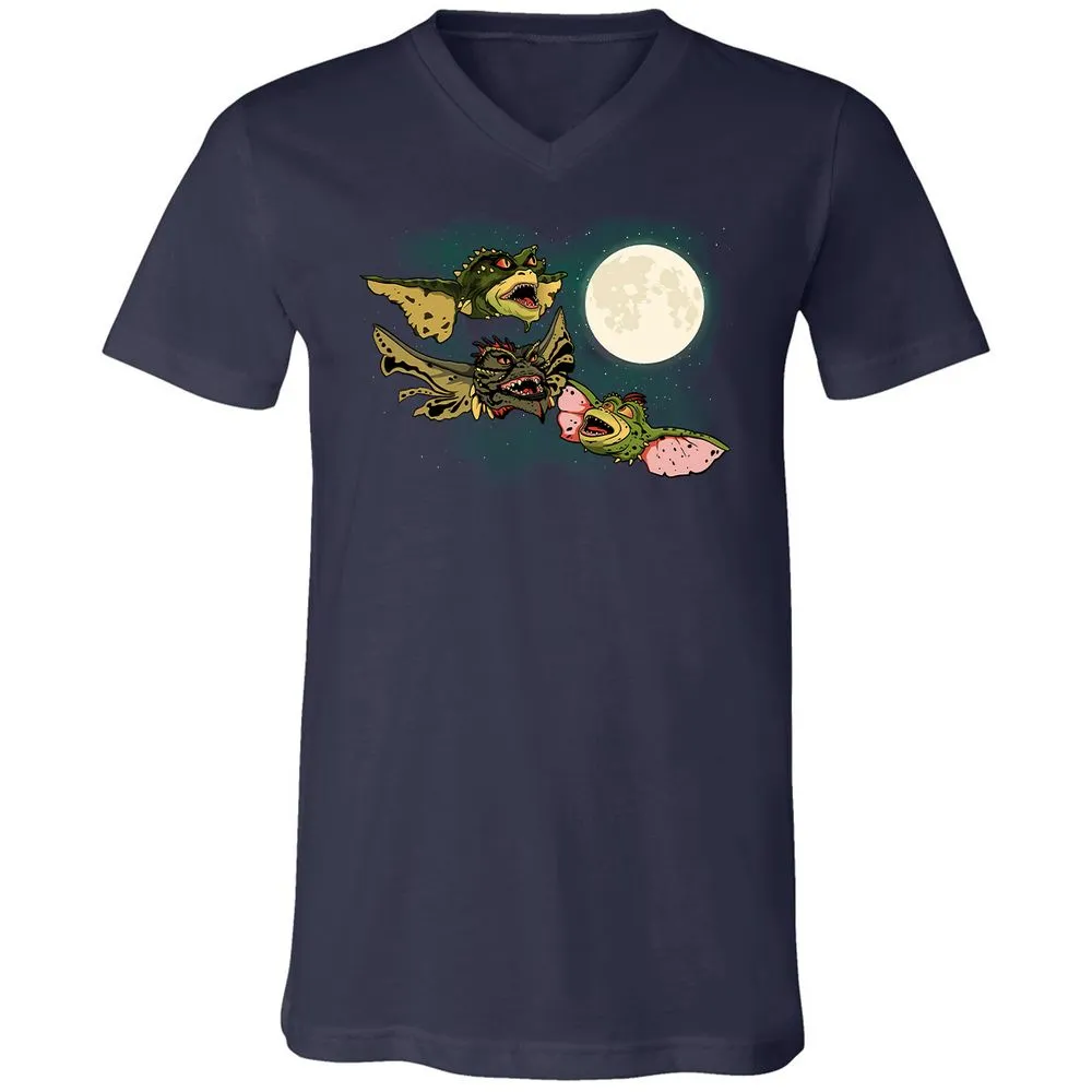 Unisex V-Neck T-Shirt - UTD67MMX - Navy - 2