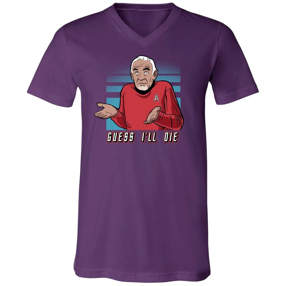 Unisex V-Neck T-Shirt - R2EXTKL5 - Team Purple - 9