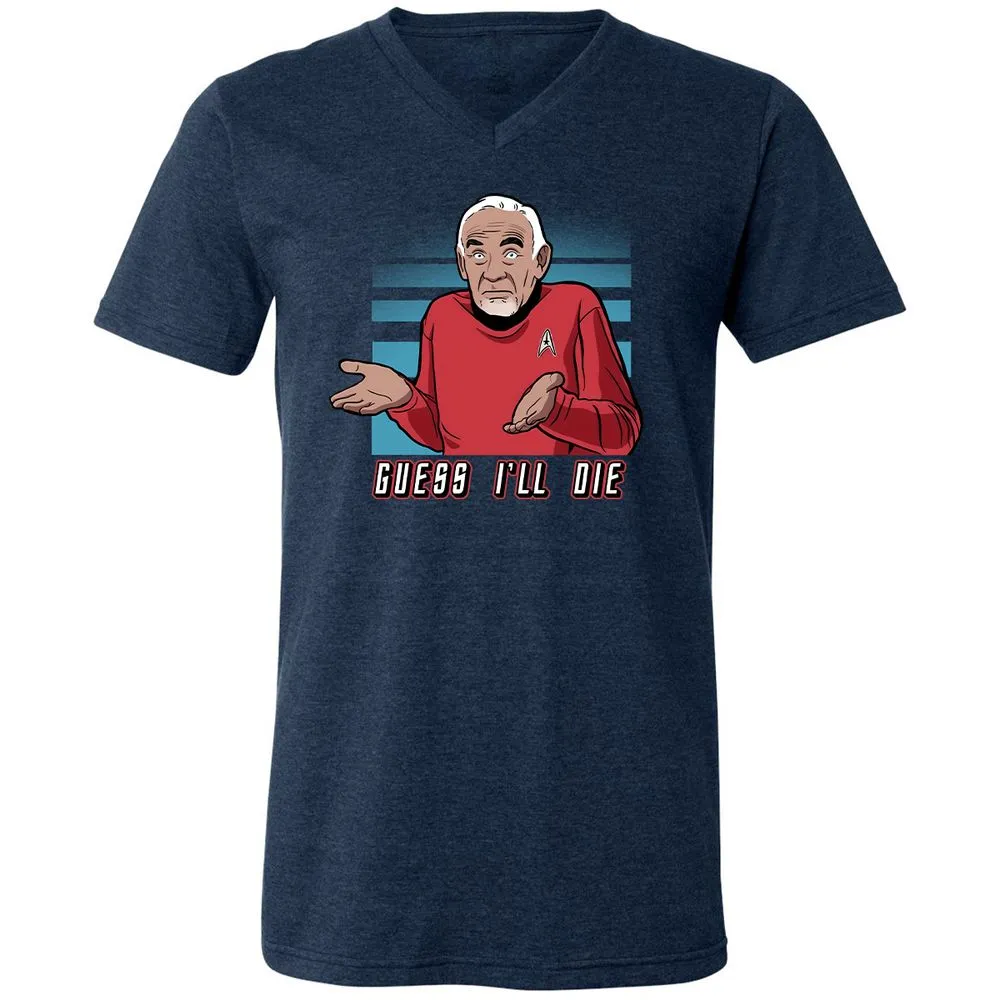 Unisex V-Neck T-Shirt - R2EXTKL5 - Heather Navy - 15