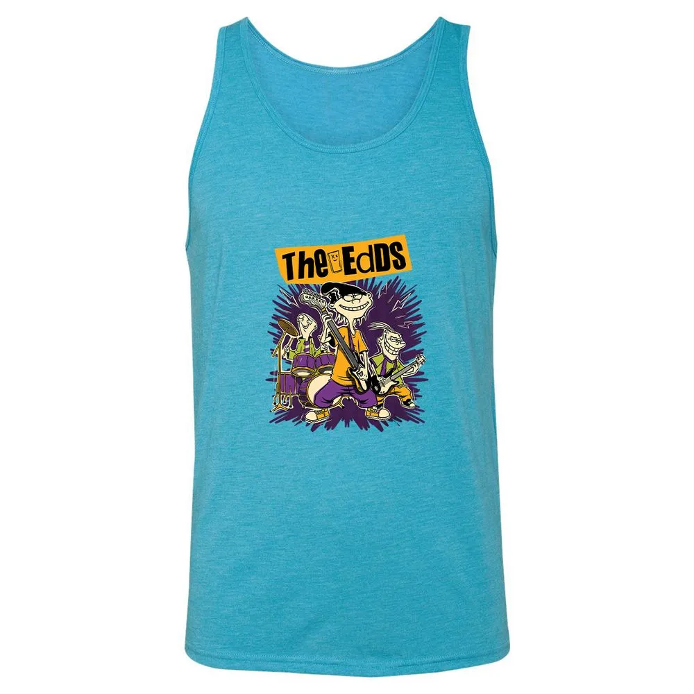 Unisex Jersey Tank - GKKVW7D5 - Aqua Triblend - 3