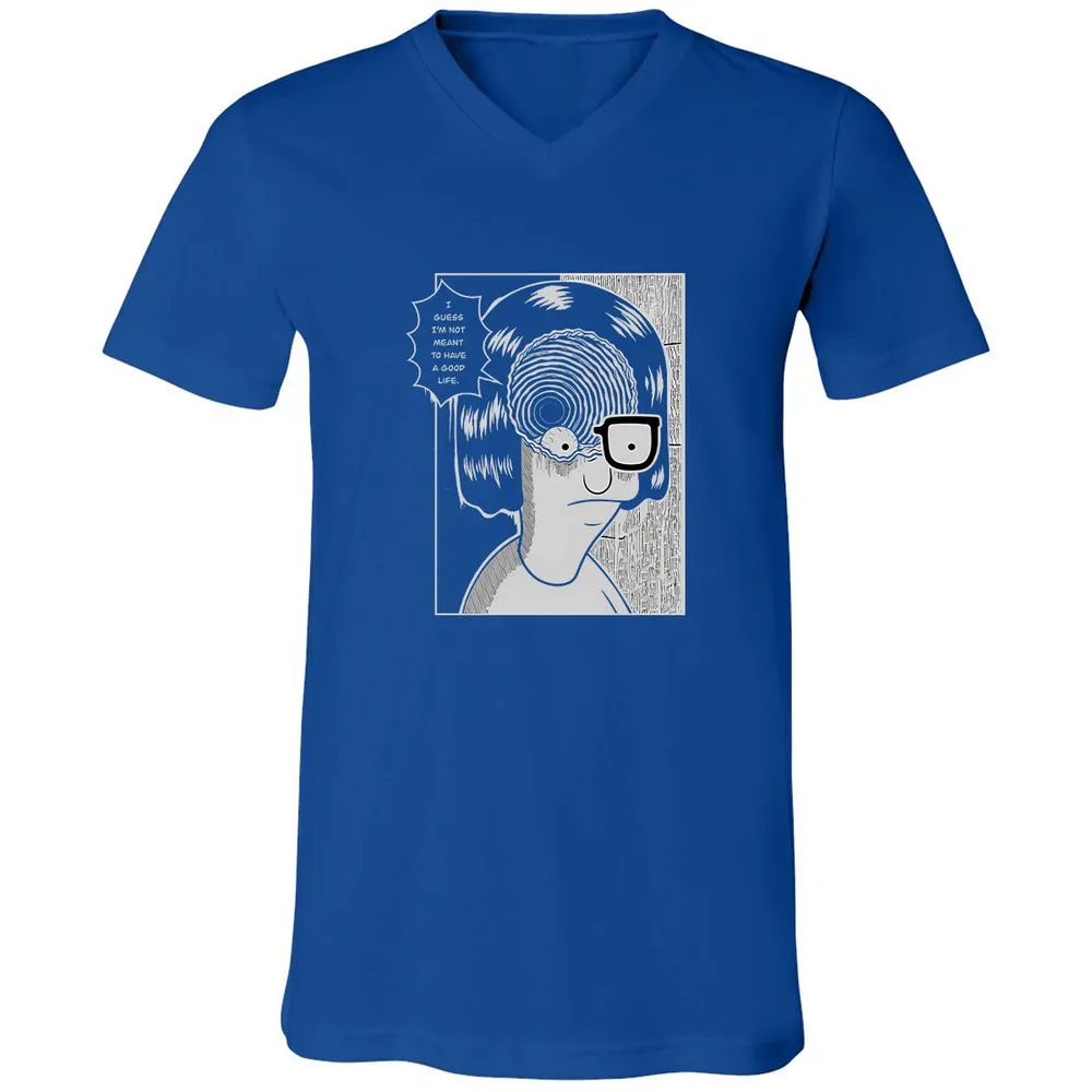 Unisex V-Neck T-Shirt - RB4SACDK - True Royal - 4