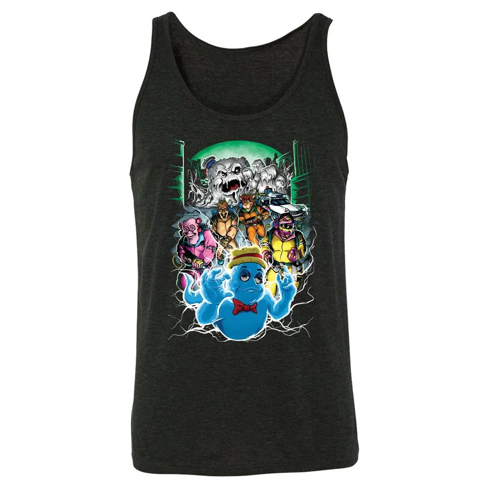 Unisex Jersey Tank - NPBYHGNT - Charcoal Black Triblend - 5