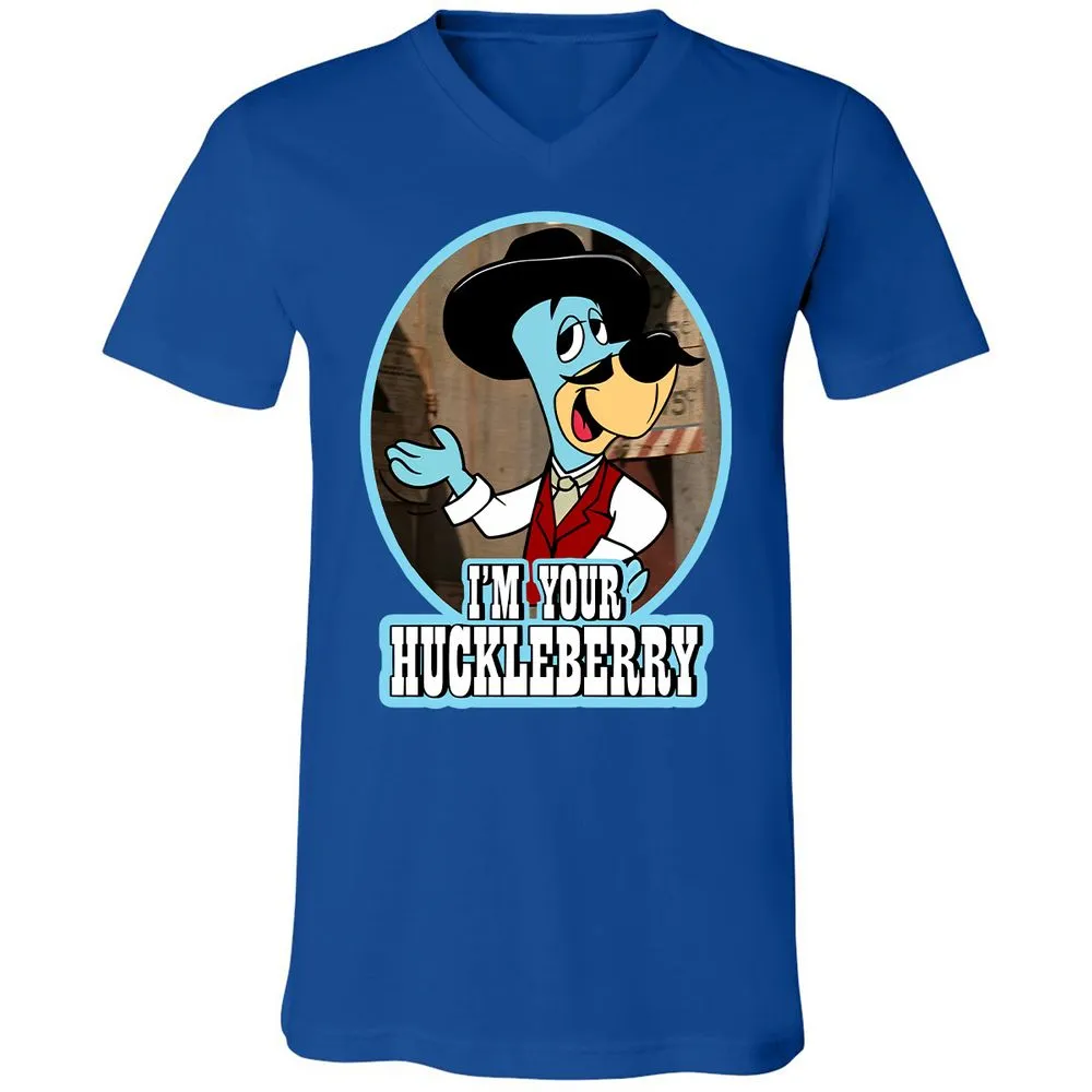 Unisex V-Neck T-Shirt - 8XYAZ9V8 - True Royal - 4