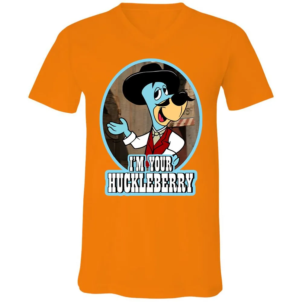 Unisex V-Neck T-Shirt - 8XYAZ9V8 - Orange - 11
