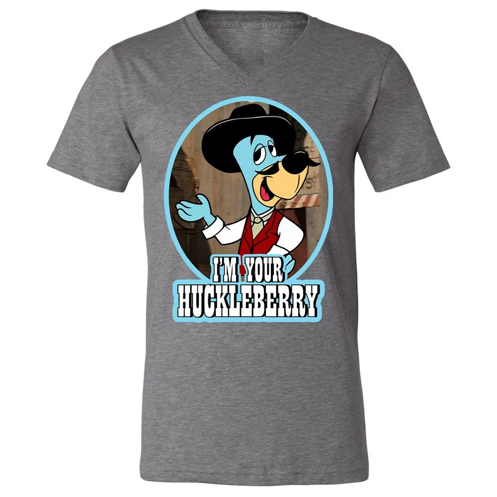 Unisex V-Neck T-Shirt - 8XYAZ9V8 - Deep Heather - 13