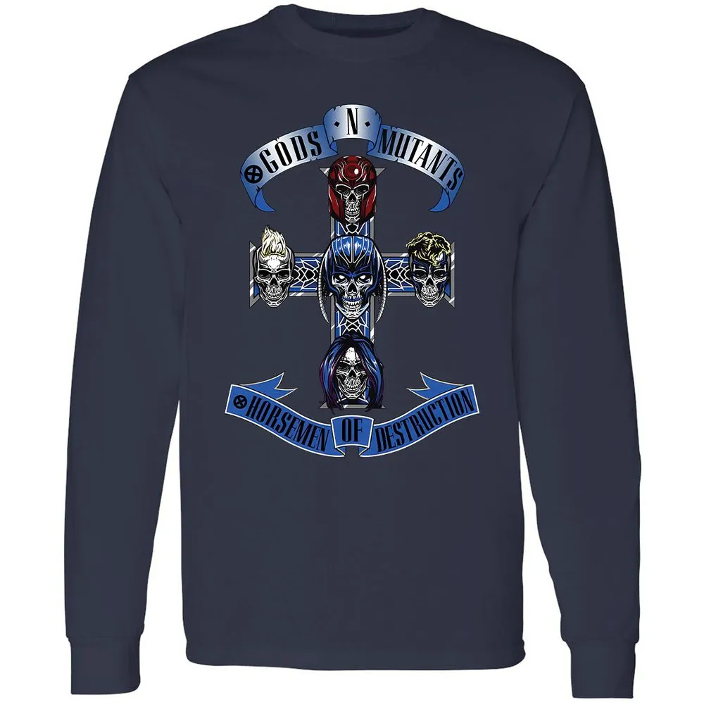 Long Sleeve T-Shirt - W8AGC5TT - Navy - 2