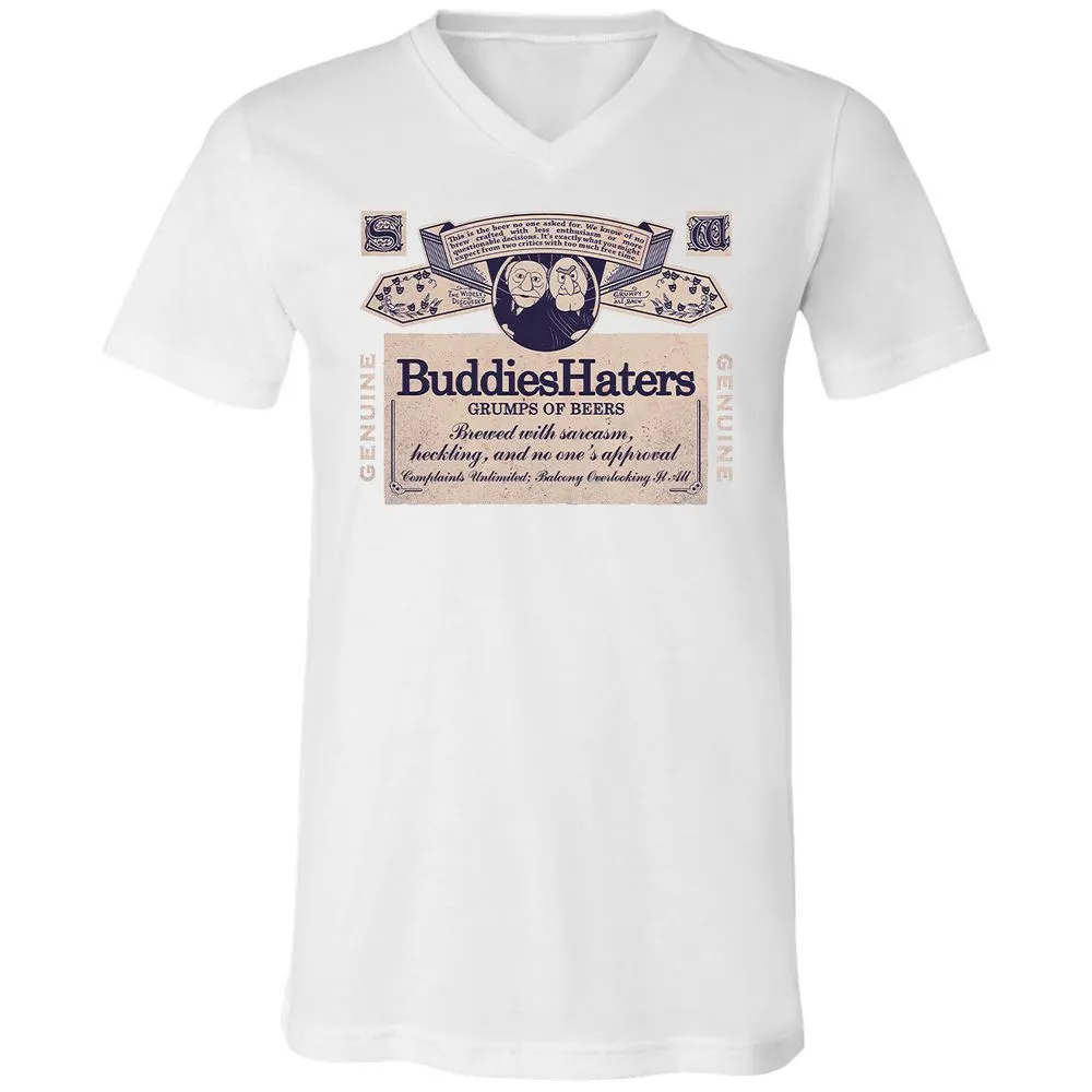 Unisex V-Neck T-Shirt - T6VUDP3H - White - 5
