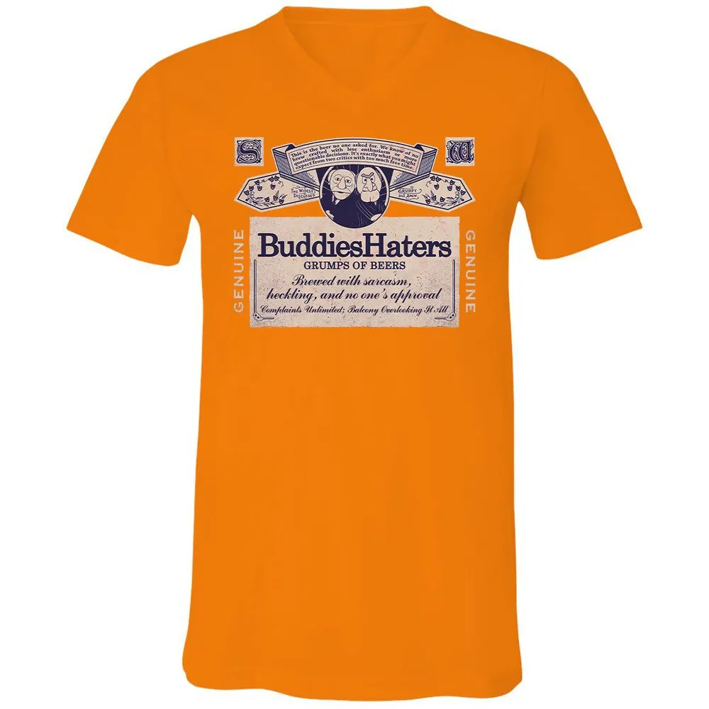 Unisex V-Neck T-Shirt - T6VUDP3H - Orange - 11